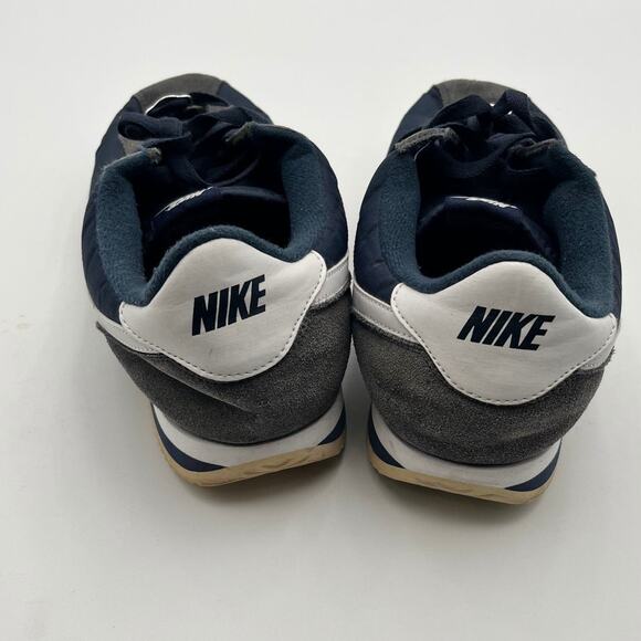 Nike Cortez Navy Blue White Gray Suede Leather Classic Sneakers Men's Size 11.5 - Picture 2 of 9